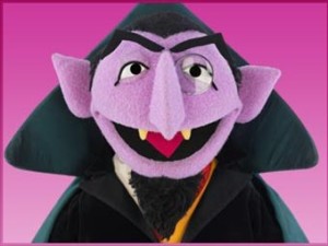Count Von Count from Sesame Street
